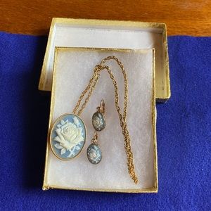 Matching Necklace and Earring Set